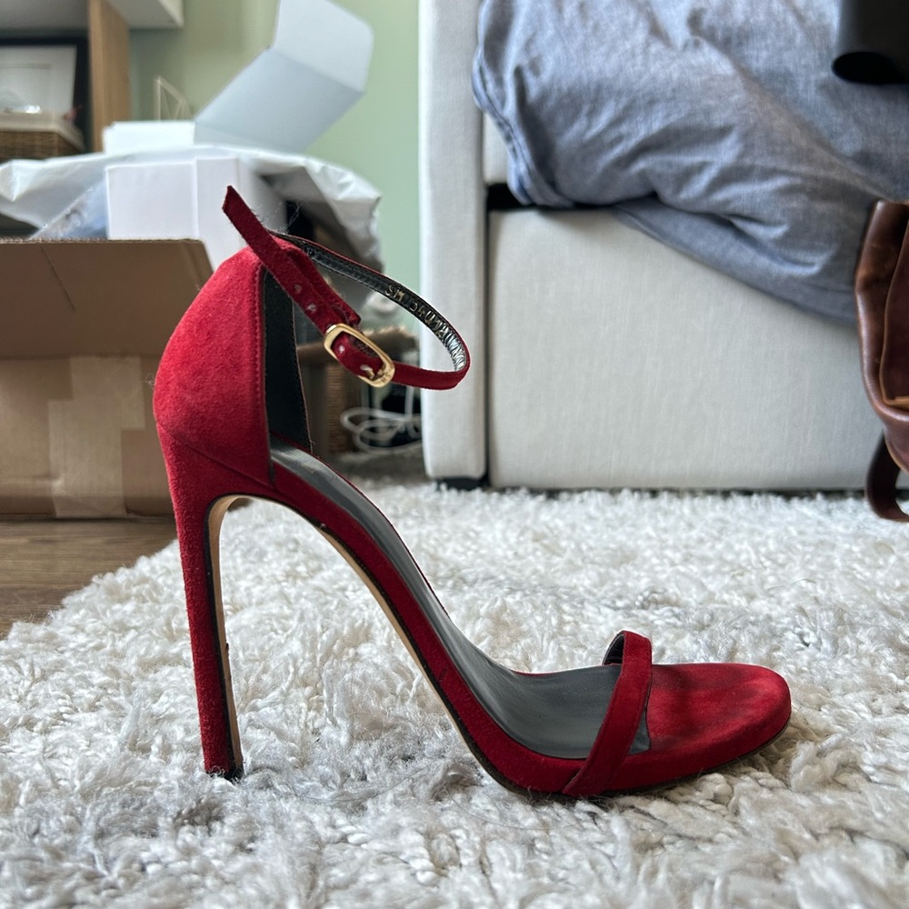 Stuart Weitzman suede sandals